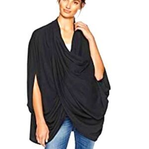 Motherhood Maternity Black Nursing Cardigan One Size Babybump Newborn Momwear